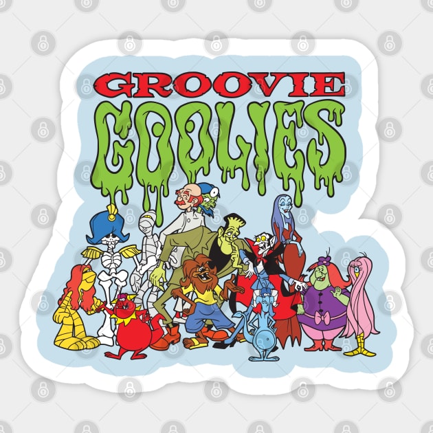 Groovie Ghoulies Sticker by Chewbaccadoll